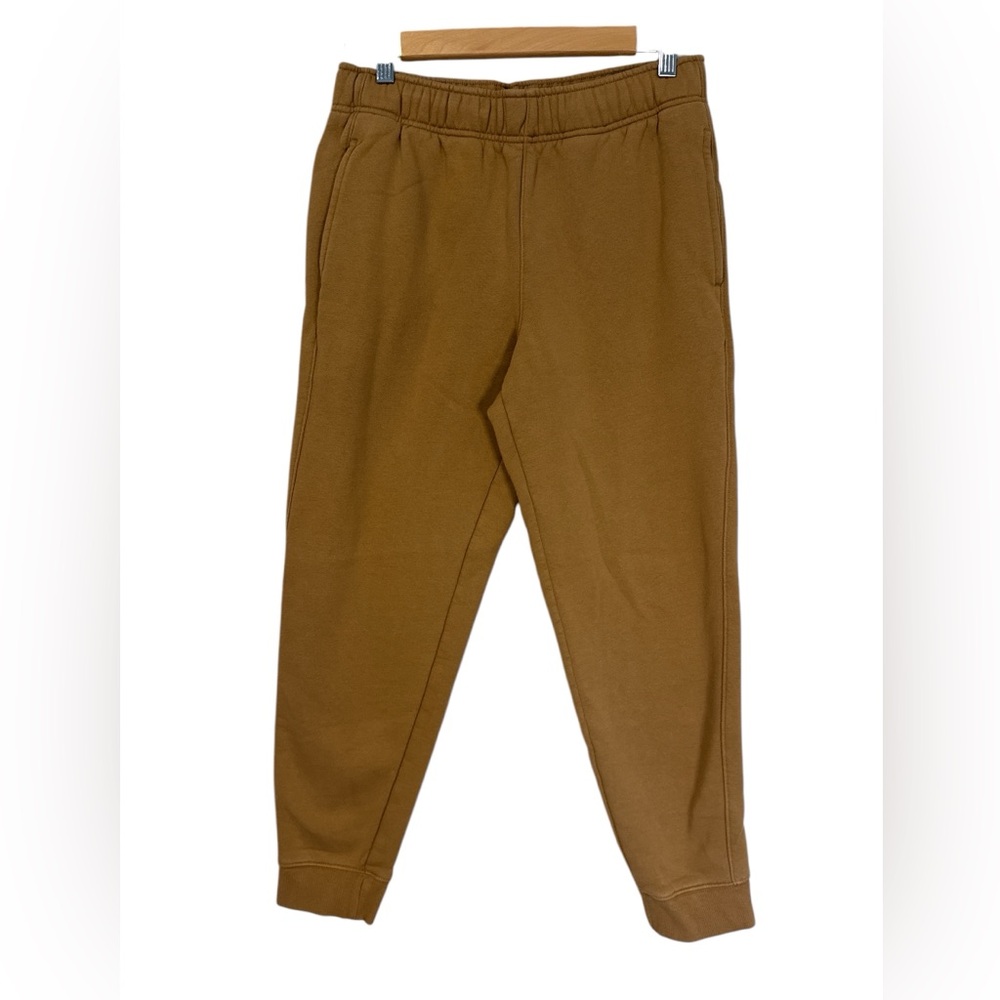 Men's/Teen Elastic Waistband Drawstring Brown Jogger Sweatpants size small